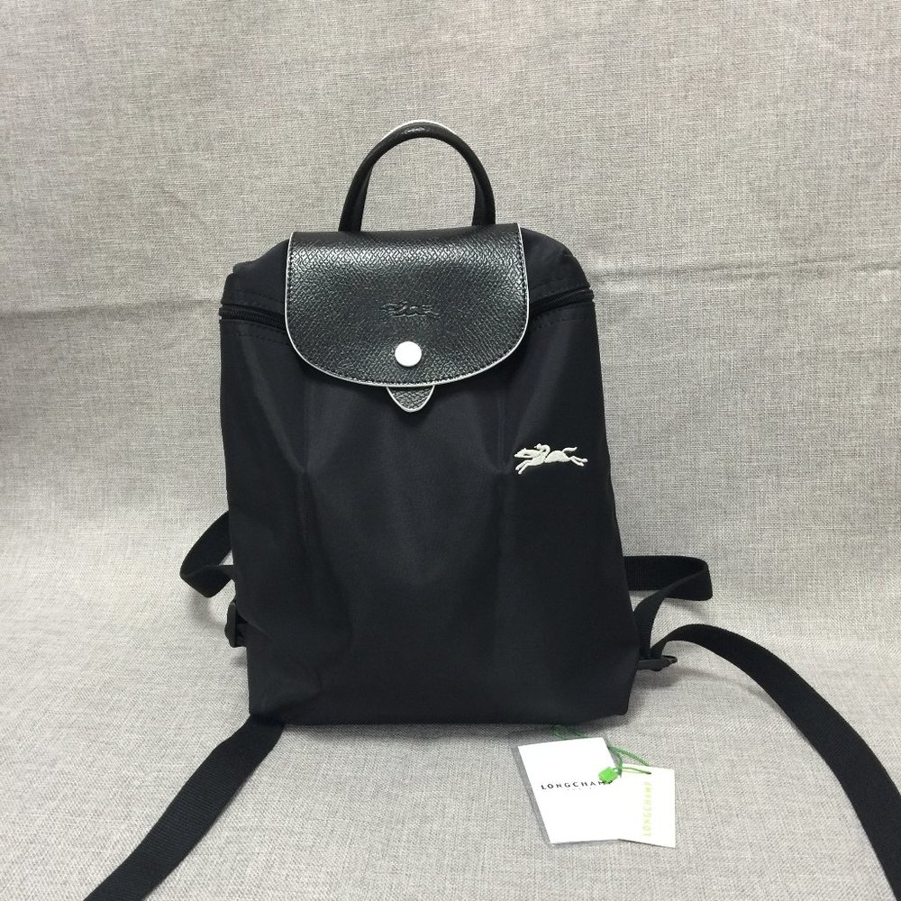 ✨✨ Longchamp Lepliage Black Nylon Leather Backpack Bag
